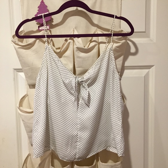 Ivy & Main Tops - White polka dot tank Ivy & Main Tops - White polka dot tank